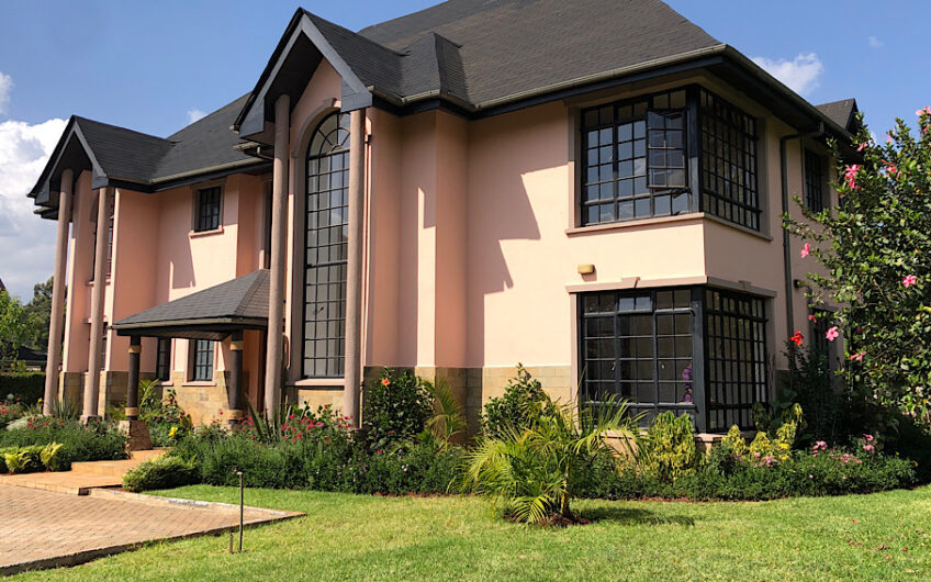 5 BEDROOMED DOUBLE STOREY ON 0.5 ACRE IN A GATED COMMUNITY FOR SALE IN KAREN