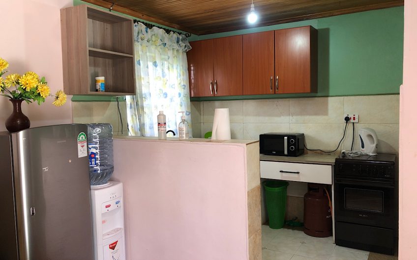 1 bedroom fully furnished house for rent in karen hardy