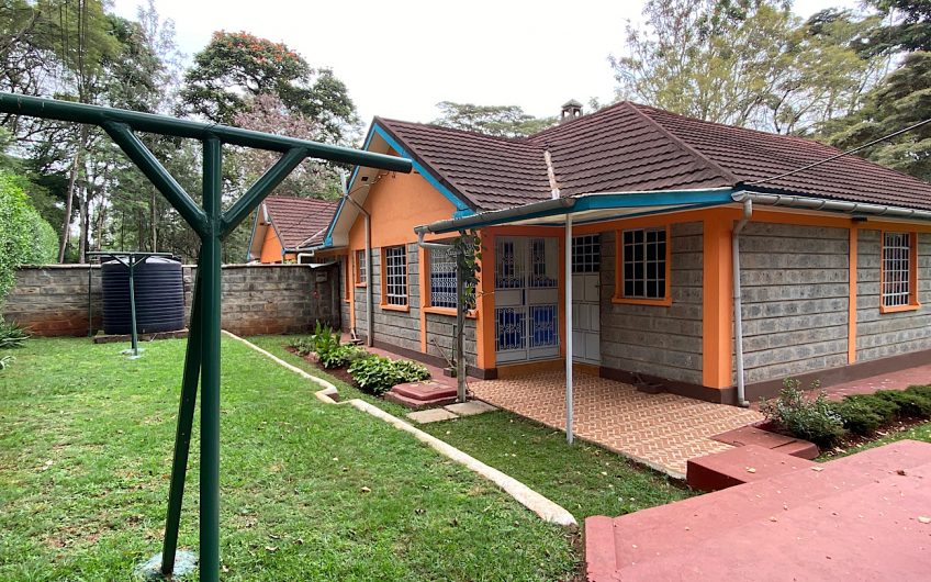 This is a 3 bedroom house for rent in Karen