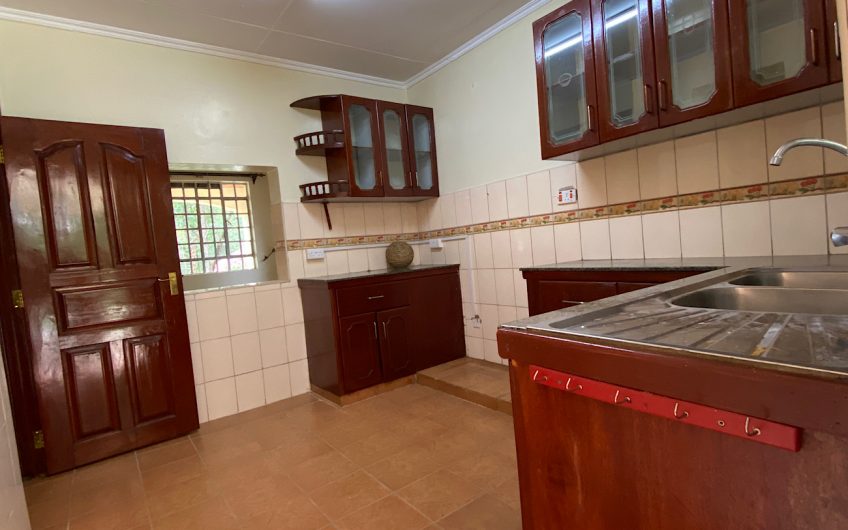 This is a 3 bedroom house for rent in Karen