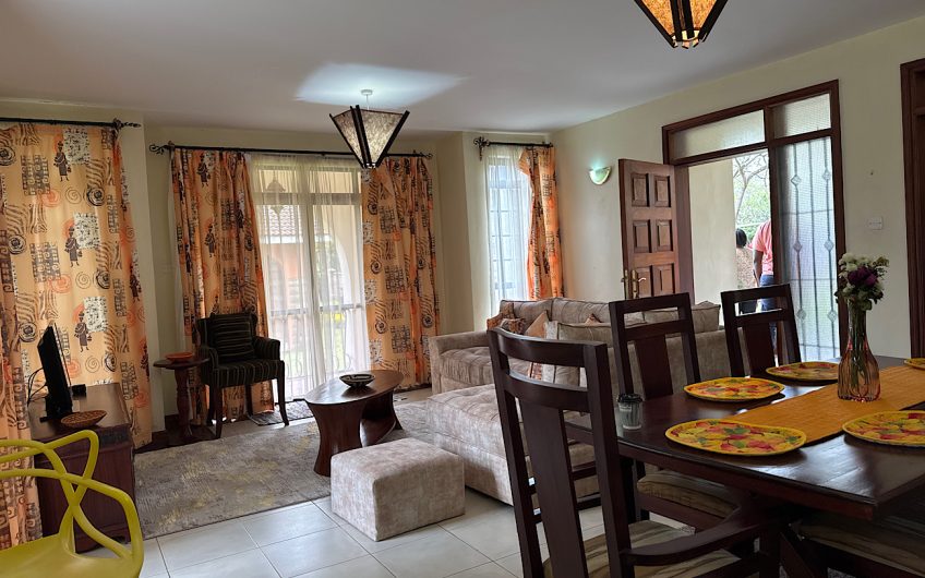 2 bedroom fully furnished house for rent in Karen