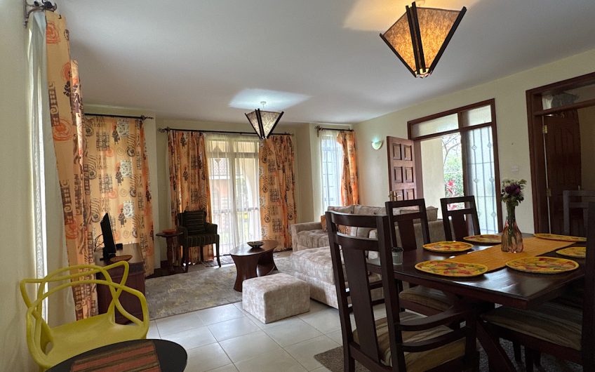 2 bedroom fully furnished house for rent in Karen