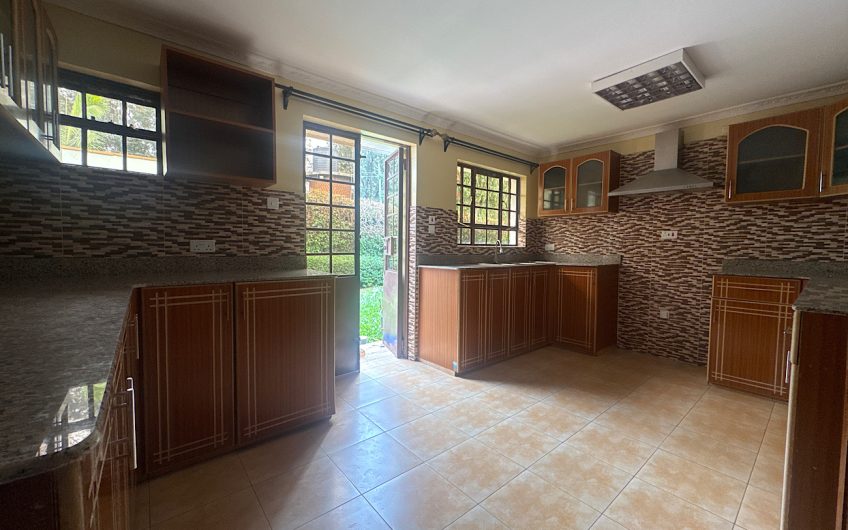 3 Bedroom House For Rent in Karen with DSQ