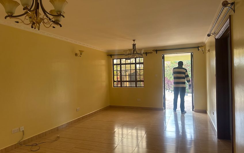 3 Bedroom House For Rent in Karen with DSQ