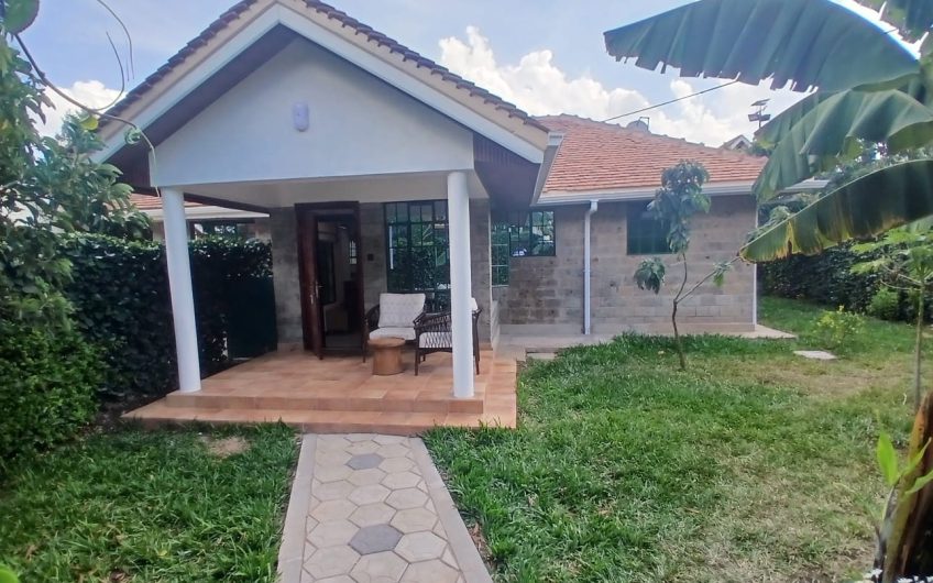 Luxury 2-Bedroom Fully Furnished & Serviced Cottage for Rent in Treelane, Karen – A Private Haven of Comfort and Convenience