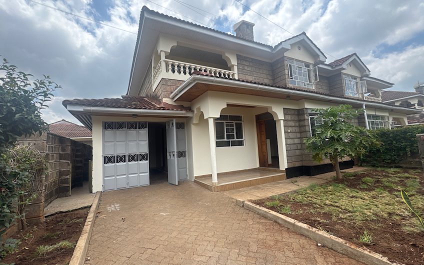 Luxurious 4-Bedroom All En-Suite House for Rent in Karen Bomas – Ksh 150,000 Per Month