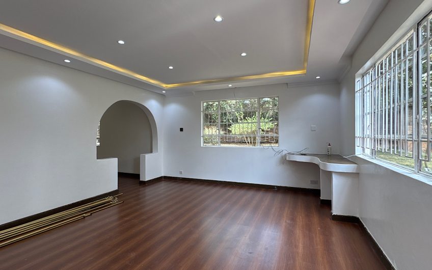 Spacious 3-Bedroom Home on 1 Acre with Private Gardens and DSQ in Karen Bomas