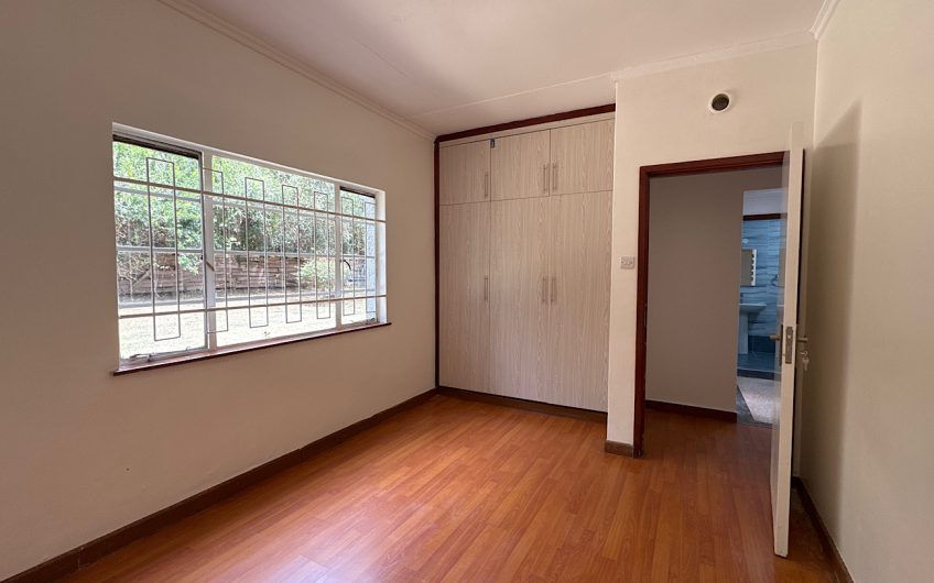 Spacious 3-Bedroom Home on 1 Acre with Private Gardens and DSQ in Karen Bomas